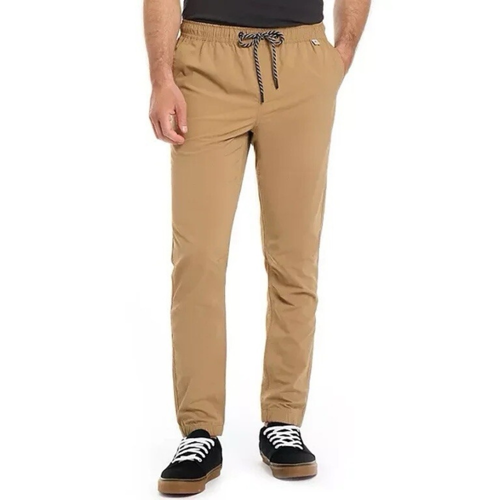 NWT Hurley tan nylon twill pant size men’s small